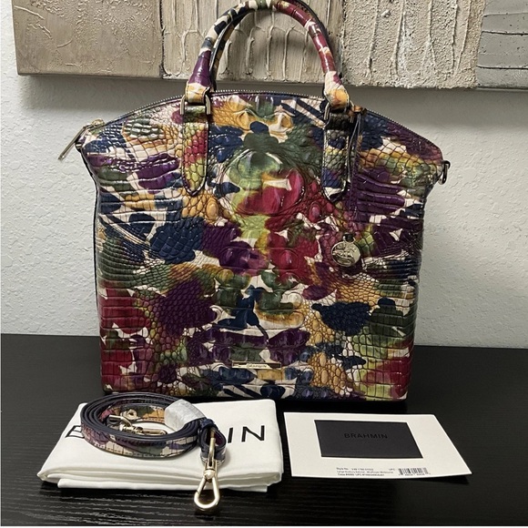 Brahmin Handbags - Brahmin Large Duxbury WILDFLOWER MELBOURNE Leather W/Eyes NWT